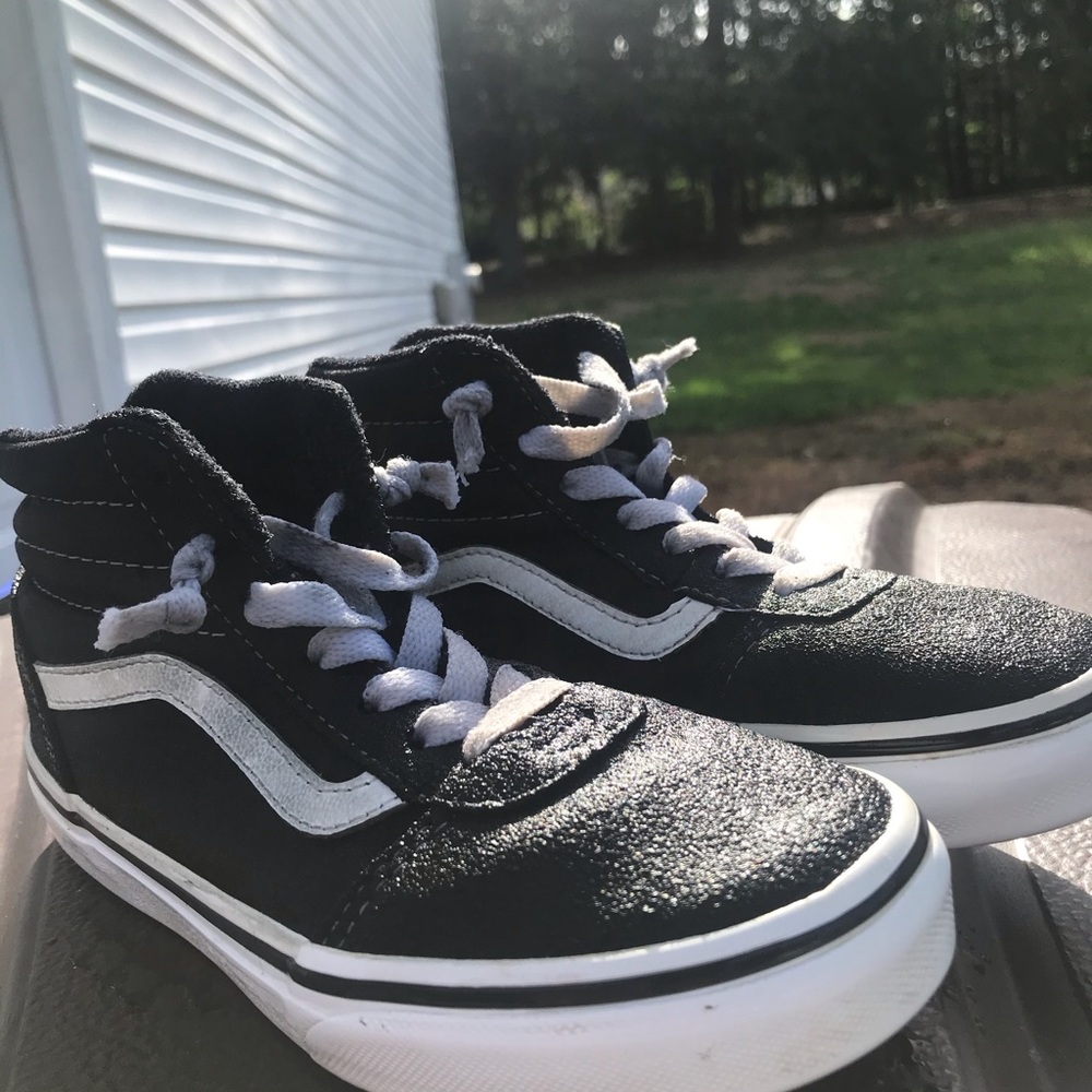 SK8-HI black vans